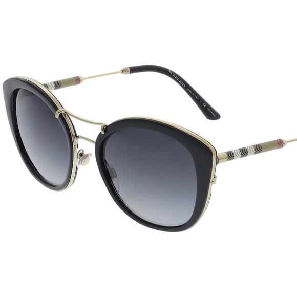 Burberry Women's Polarized Black Sunglasses